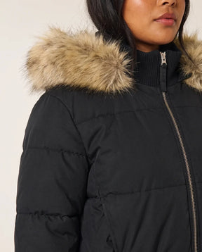 Women's Cropped Hooded Quilted Jacket | Blythe in Pink - Juana Fashion