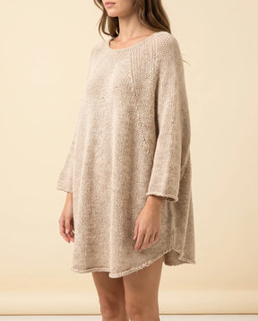 Women's Oversized Poncho Sweater | Eloise in Cream - Juana Fashion