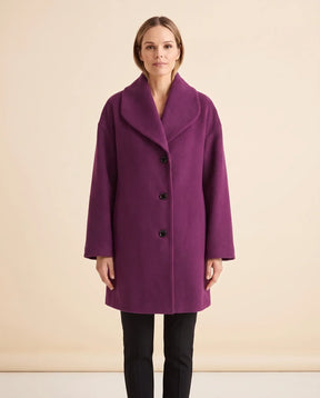 Women's Shawl-Collar Wrap Coat | Opal in Khaki - Juana Fashion