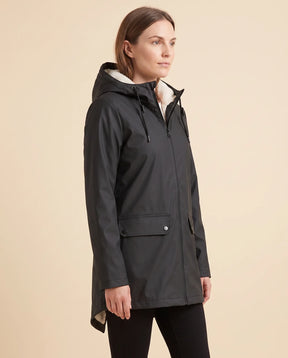 Women's Lined Hooded Zip-Up Winter Coat | Pearl in Beige - Juana Fashion