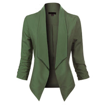 Women's Open-Front Blazer | Susanne in Red - Juana Fashion