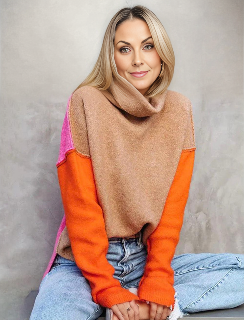 Women's Turtleneck Sweater — View 13