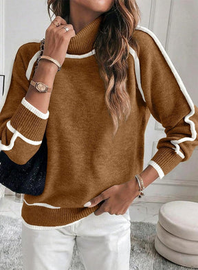 Women's Oversized Turtleneck Sweater — View 4