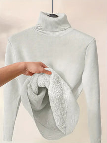 Women's Turtleneck Sweater — View 3