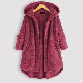 Women's Hooded Reversible Fleece Jacket — View 3