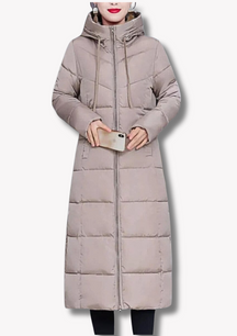 Women's Hooded Longline Coat — View 3
