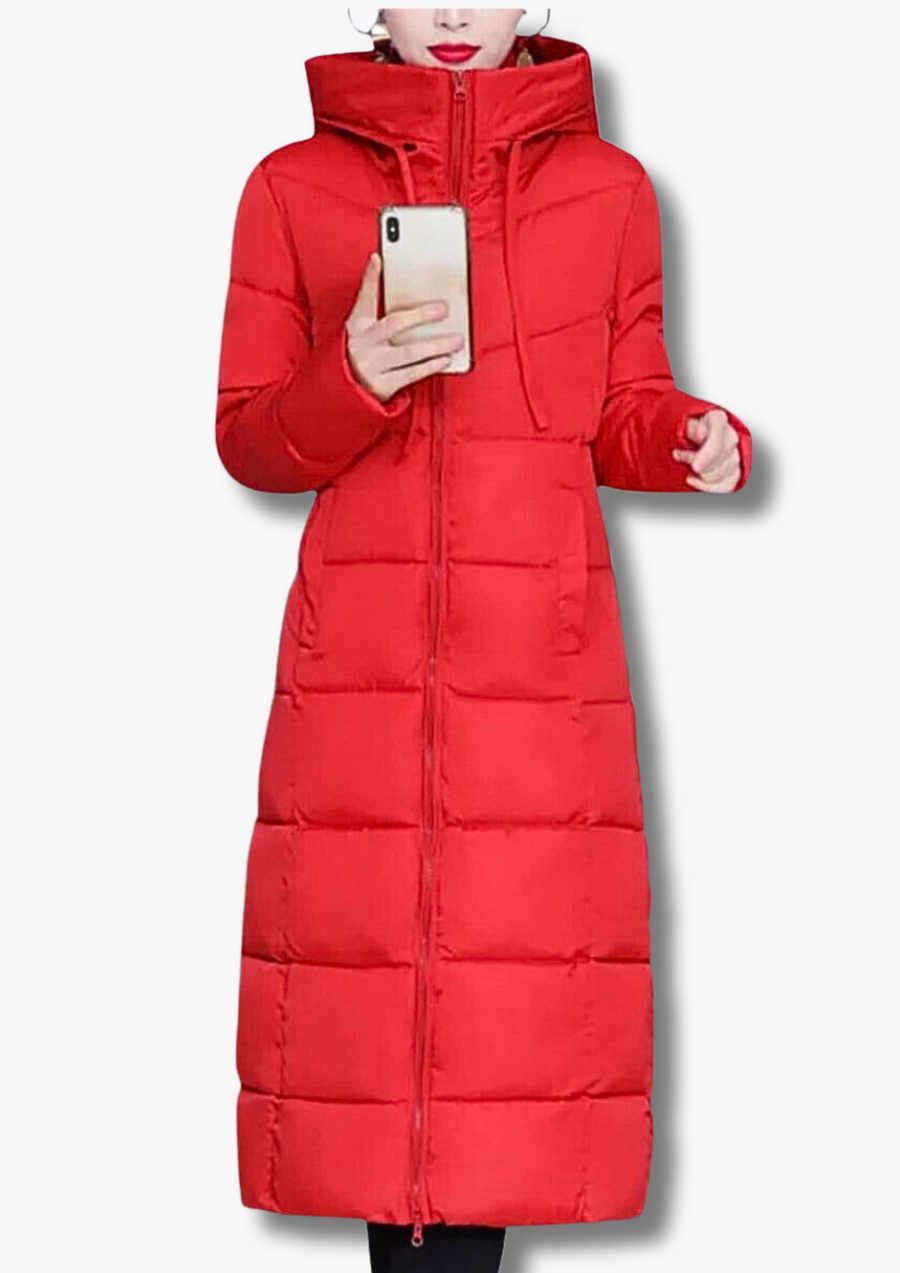 Women's Hooded Longline Coat — View 2