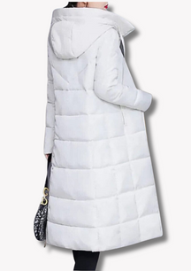 Women's Hooded Longline Coat — View 5