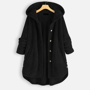 Women's Hooded Reversible Fleece Jacket — View 6