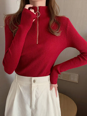 Women's Turtleneck Sweater — View 4