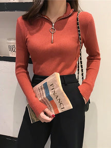 Women's Turtleneck Sweater — View 13
