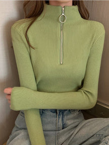 Women's Turtleneck Sweater — View 16
