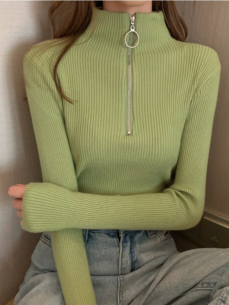 Women's Turtleneck Sweater — View 16