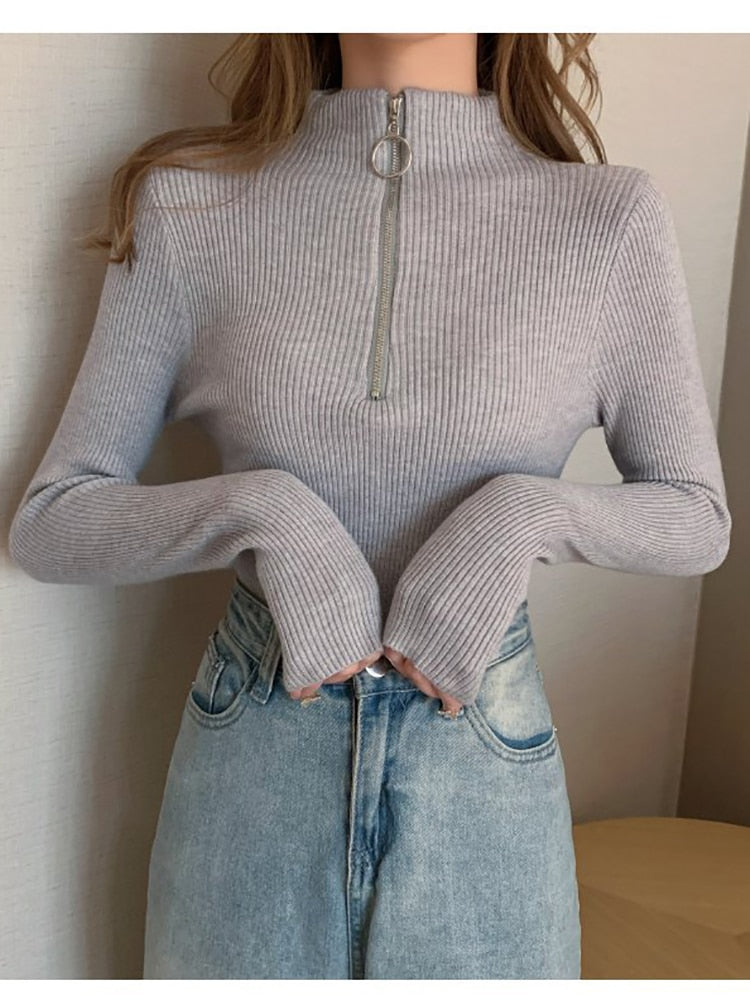 Women's Turtleneck Sweater — View 10