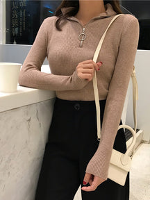 Women's Turtleneck Sweater — View 12