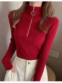 Women's Turtleneck Sweater — View 15