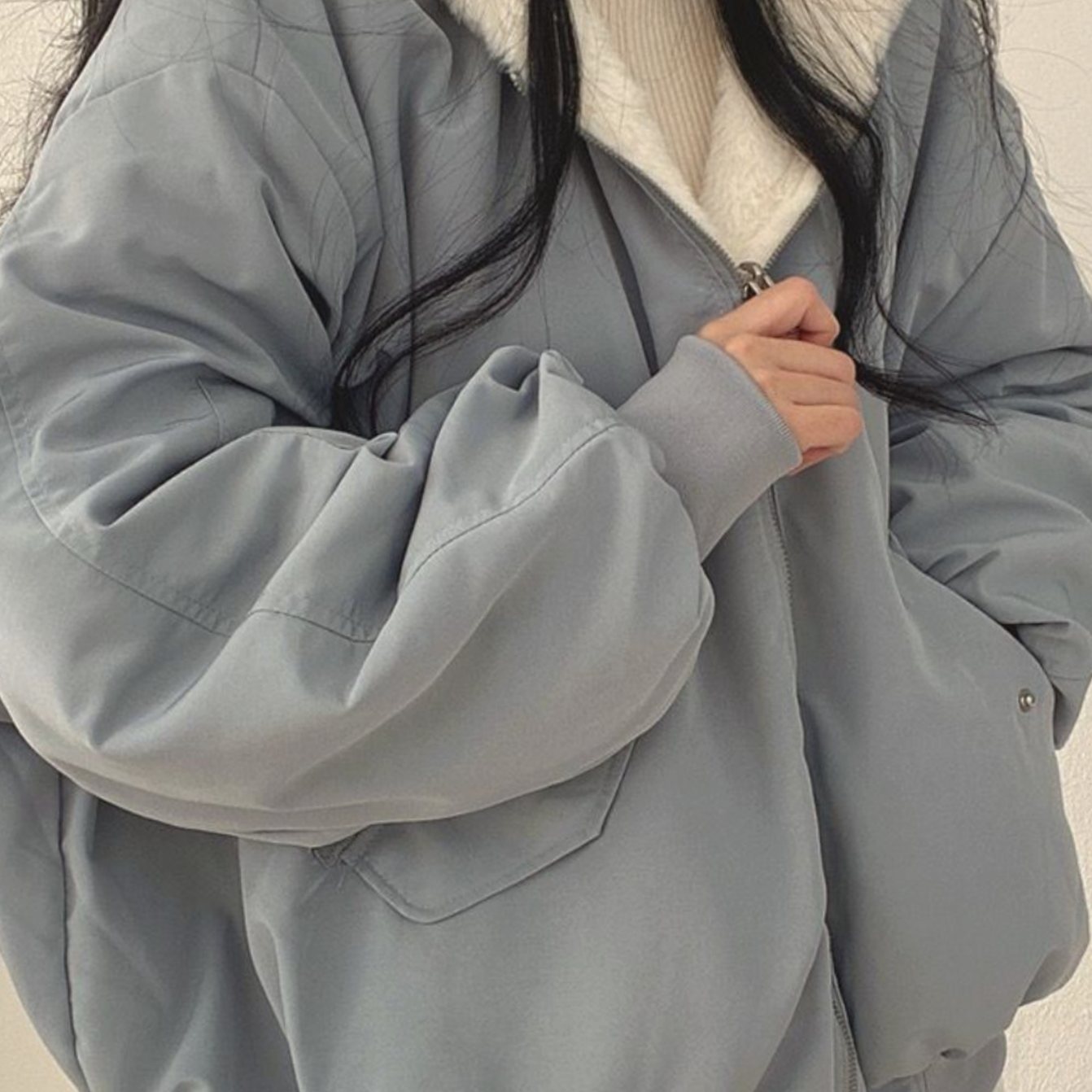 Women's Reversible Lined Bomber Jacket | Greta in Black - Juana Fashion