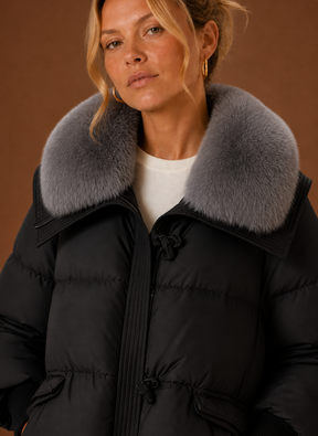 Women's Winter Parka | Valentina in Brown - Juana Fashion