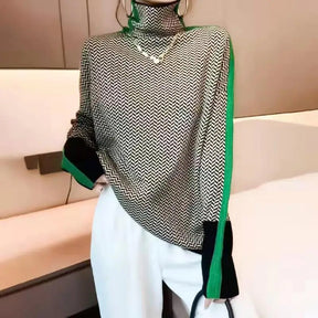 Women's Turtleneck Sweater — View 3