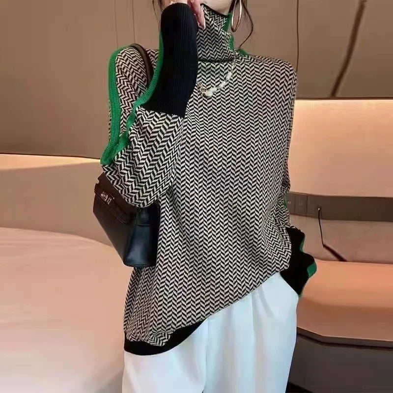 Women's Turtleneck Sweater — View 2