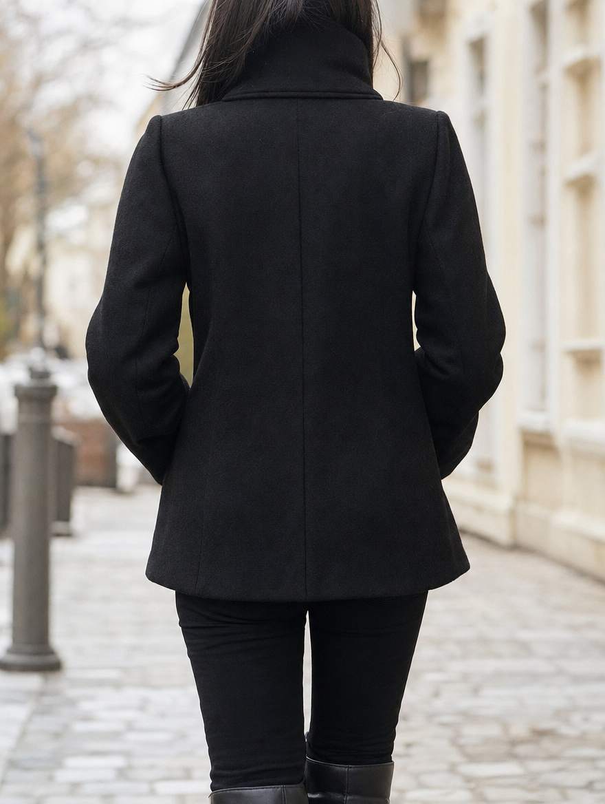 Women's High-Collar Coat | Bramhall - Juana Fashion