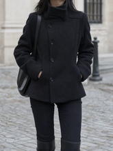Women's High-Collar Coat | Bramhall - Juana Fashion