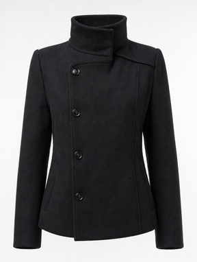 Women's High-Collar Coat | Bramhall - Juana Fashion