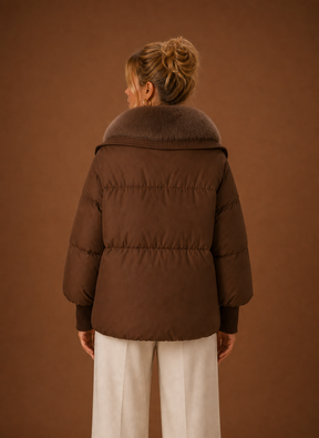 Women's Winter Parka | Valentina in White - Juana Fashion