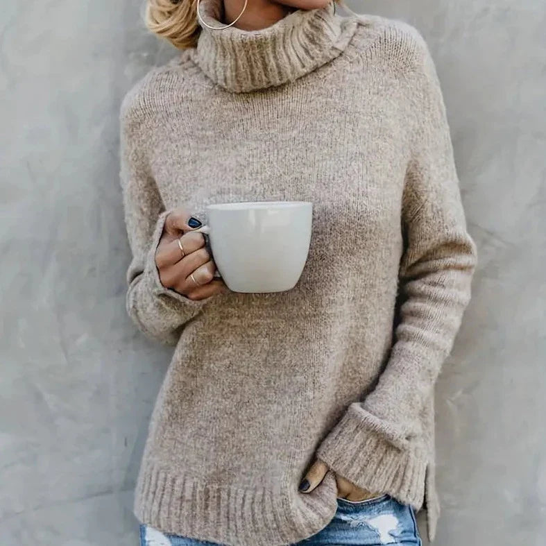 Women's Turtleneck Sweater — View 1