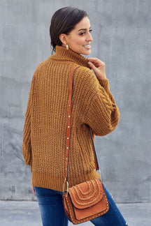 Women's Turtleneck Sweater — View 3