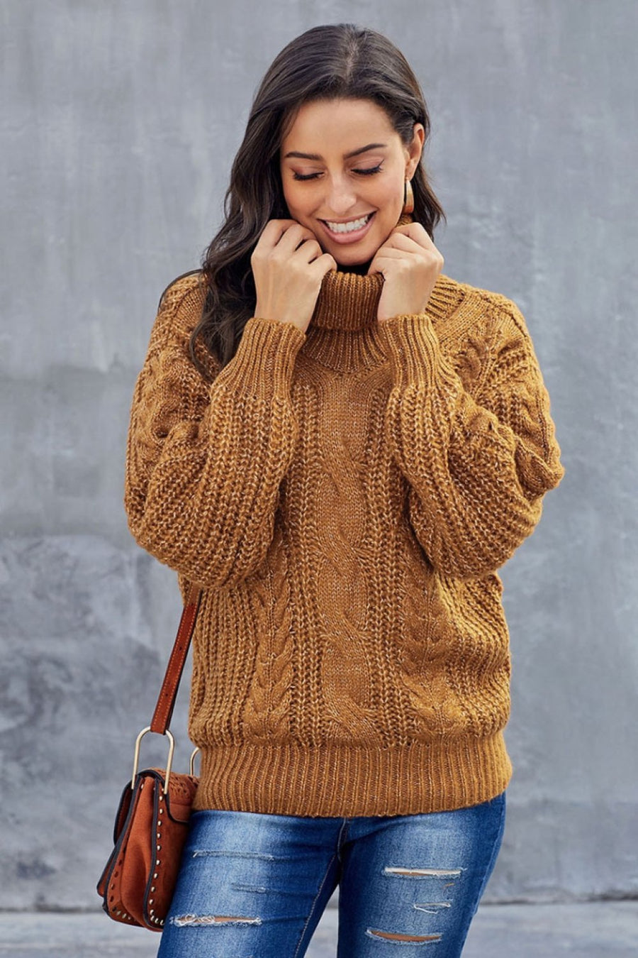 Women's Turtleneck Sweater — View 2