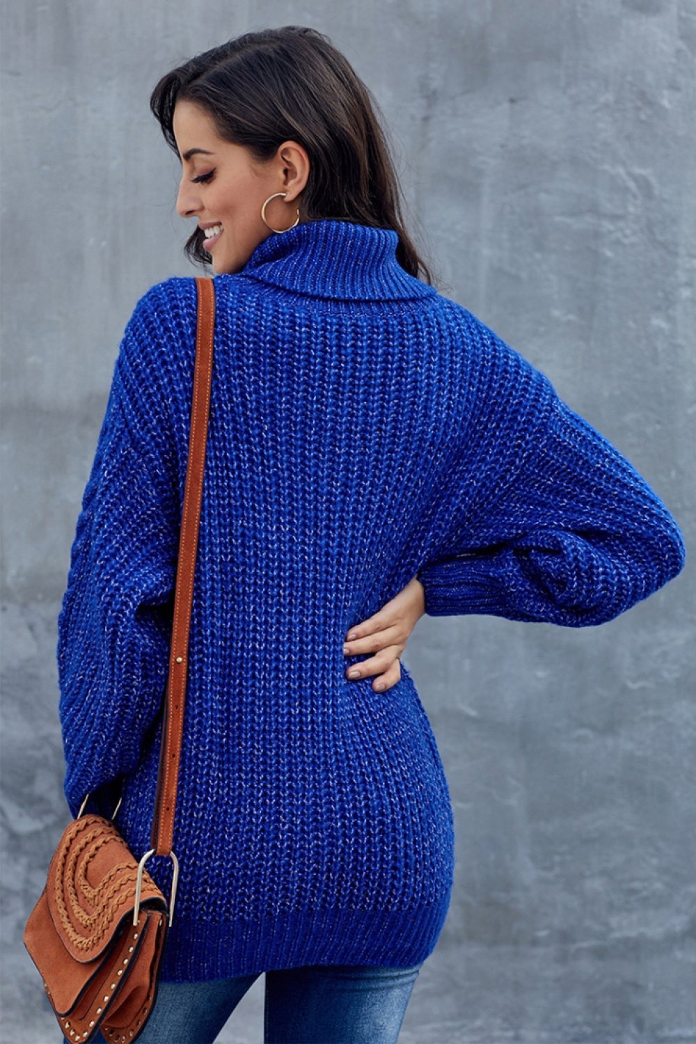 Women's Turtleneck Sweater — View 9