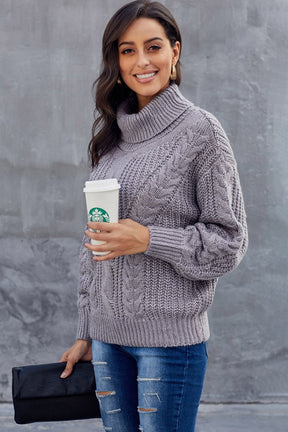 Women's Turtleneck Sweater — View 5