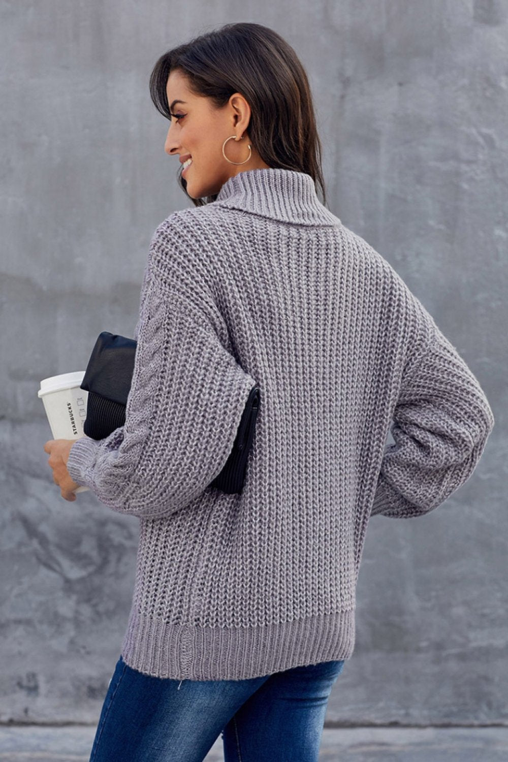 Women's Turtleneck Sweater — View 6