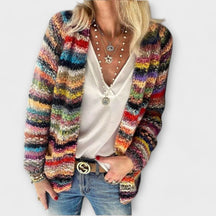Women's Everyday Knit Cardigan | Dalynorah in Red - Juana Fashion