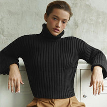 Women's Turtleneck Sweater — View 7