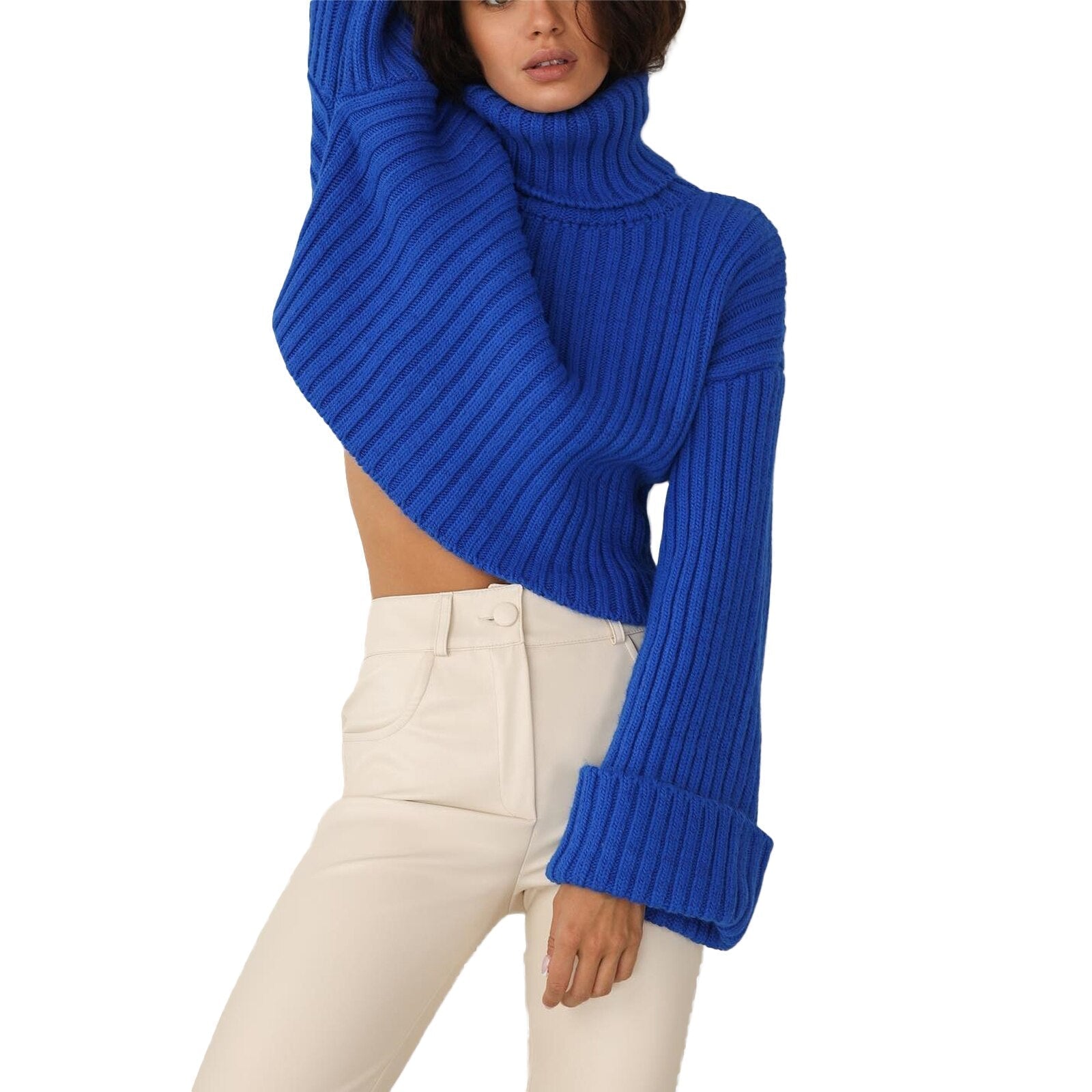 Women's Turtleneck Sweater — View 1