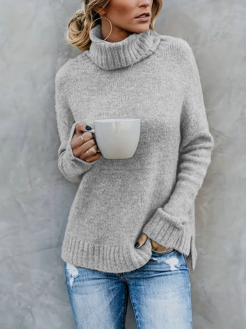 Women's Turtleneck Sweater — View 3