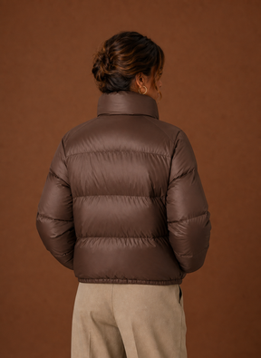 Women's Quilted Winter Jacket | Rosalia in Black - Juana Fashion
