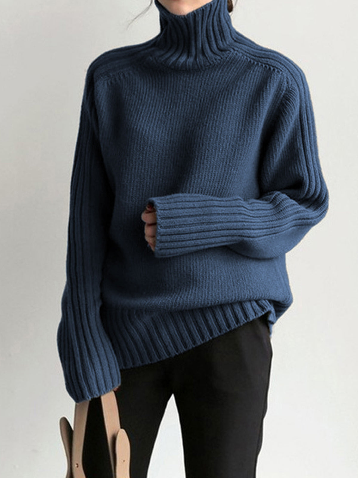 Women's Turtleneck Sweater — View 7