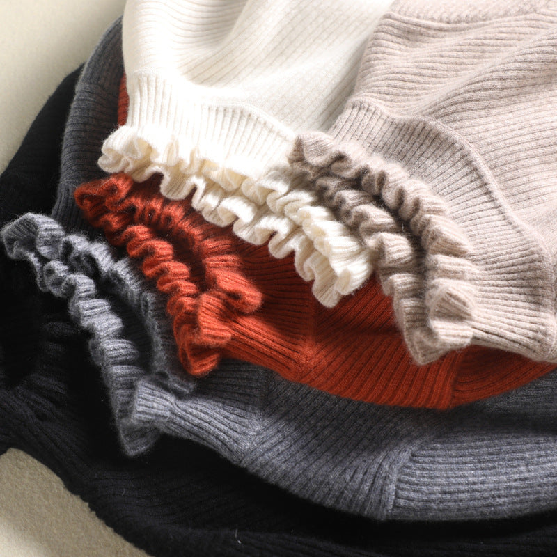 Women's Cashmere Turtleneck Sweater — View 2