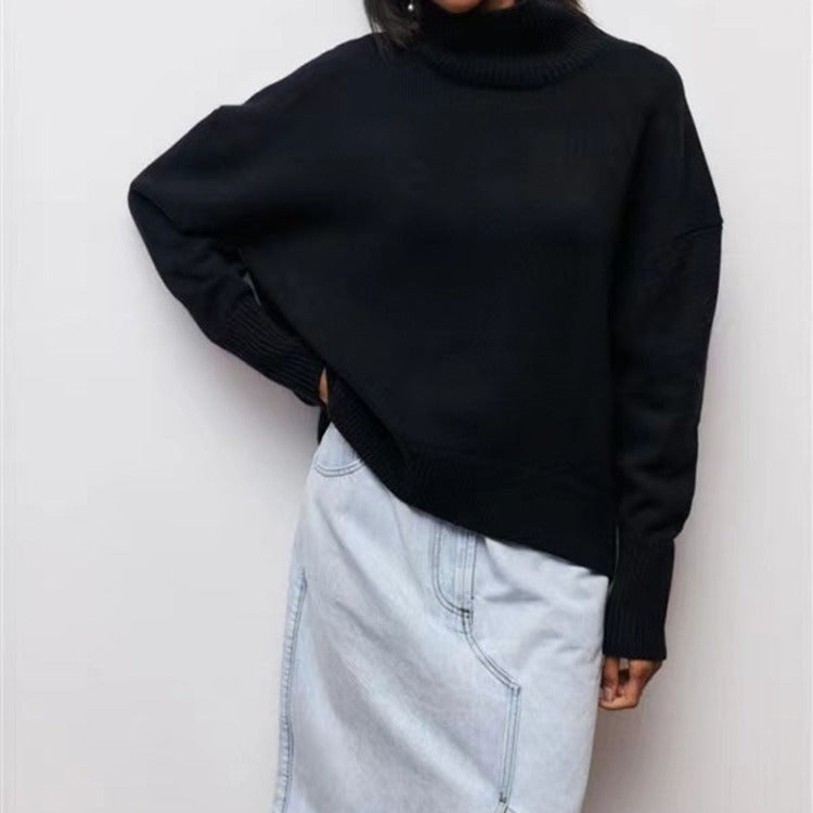 Women's Turtleneck Sweater — View 8