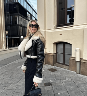 Women's Leather Look Jacket — View 1