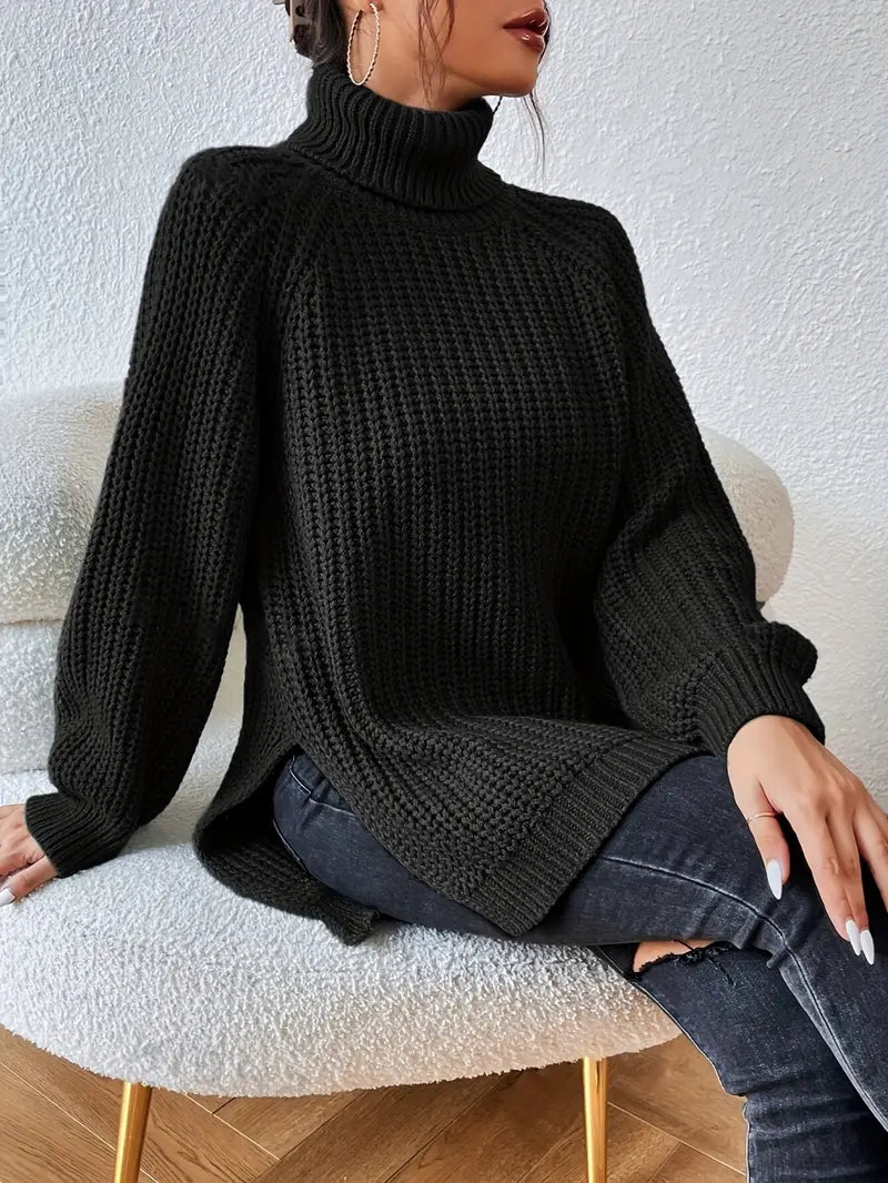Women's Turtleneck Sweater — View 3