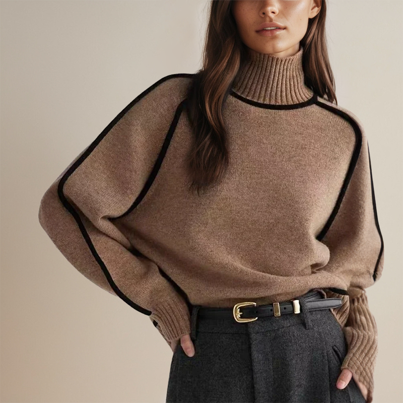 Women's Turtleneck Sweater — View 3