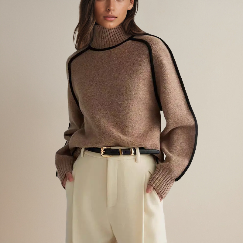 Women's Turtleneck Sweater — View 2