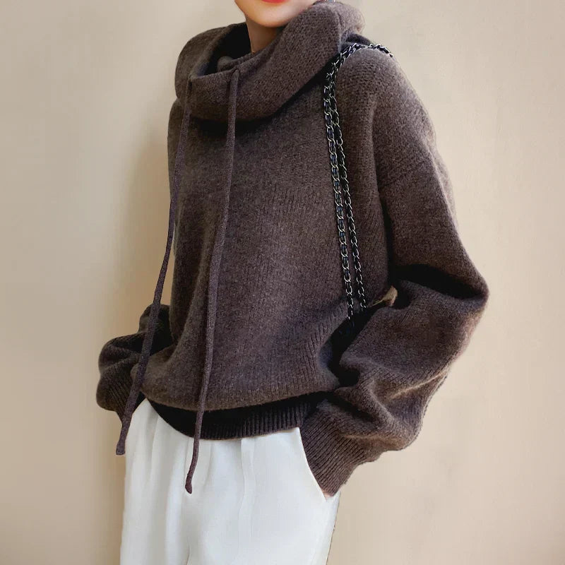 Women's Ribbed Turtleneck Sweater — View 3