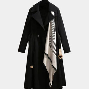 Women's Belted Midi Trench Coat | Mia in Green - Juana Fashion