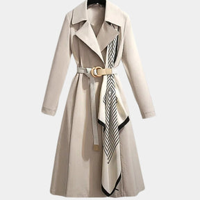 Women's Belted Midi Trench Coat | Mia in Green - Juana Fashion