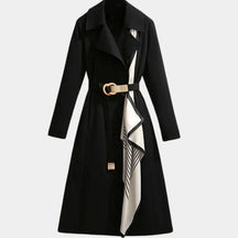 Women's Belted Midi Trench Coat | Mia in Green - Juana Fashion